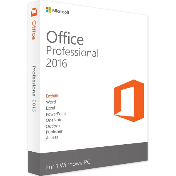 Microsoft Office 2016 Professional Plus ( Home and Business ) - Windows