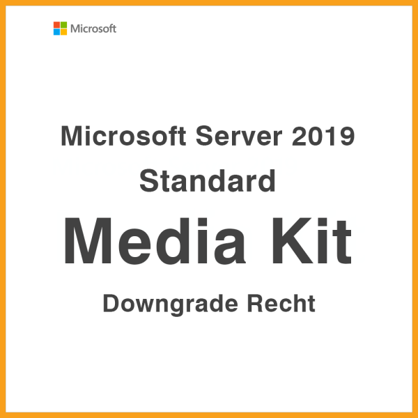 Microsoft Server 2019 Standard Media Kit | Prawo do downgrade'u