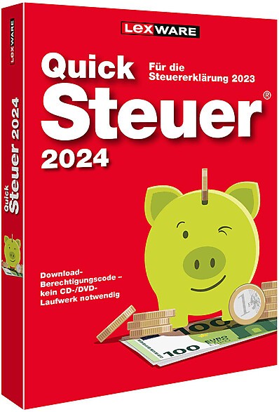 Lexware Quicksteuer 2024 | für die Steuererklärung 2023