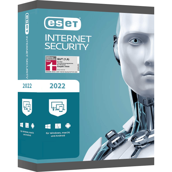 ESET Internet Security 2022 - komputery PC/Mac/Mobilne