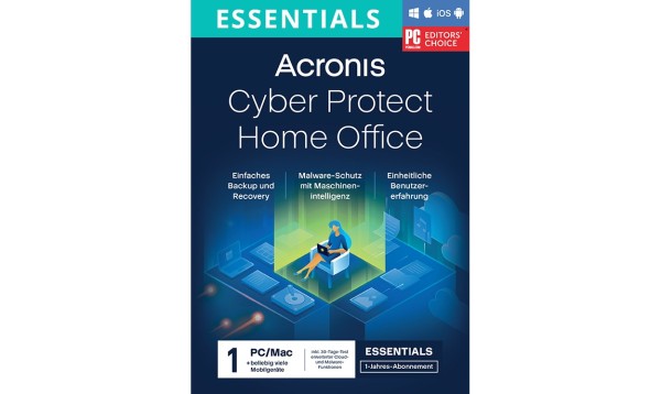 Acronis Cyberbezpieczeństwo Domowe Biuro Essentials