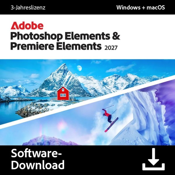 Adobe Photoshop i Premiere Elements 2026 | Windows / MAC