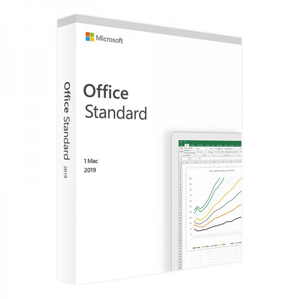 Microsoft Office 2019 Standard - wersja dla MAC Vollversion