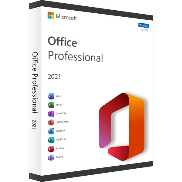 Microsoft Office 2021 Professional | Windows | Konto połączone